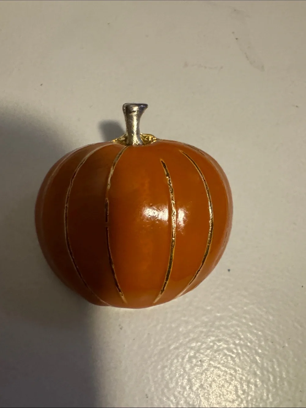 Orange Pumpkin Brooch/Pendant